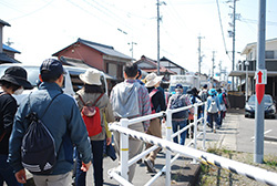 五条川の桜並木を抜けると、もうすぐゴールです。